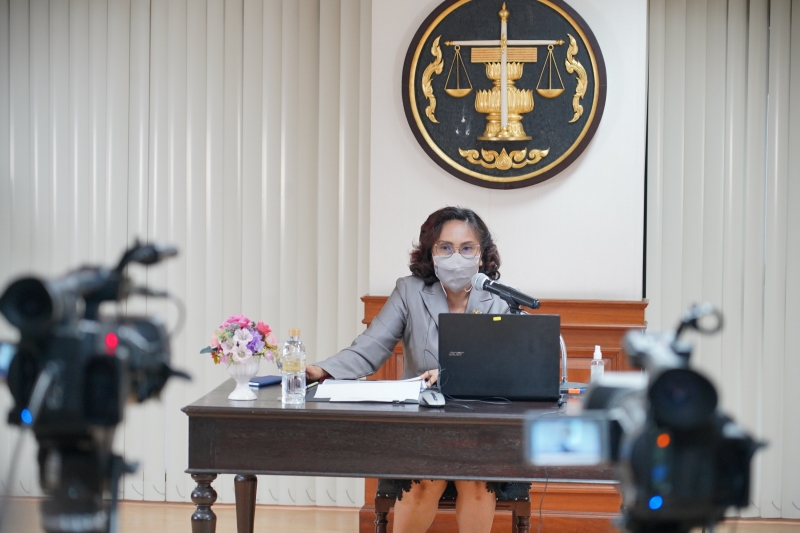 นางยุพิน ชลานนท์นิวัฒน์ กรรมการตรวจเงินแผ่นดิน ให้เกียรติเป็นวิทยากรบรรยายในโครงการพัฒนาข้าราชการใหม่ ปีงบประมาณ พ.ศ. 2564