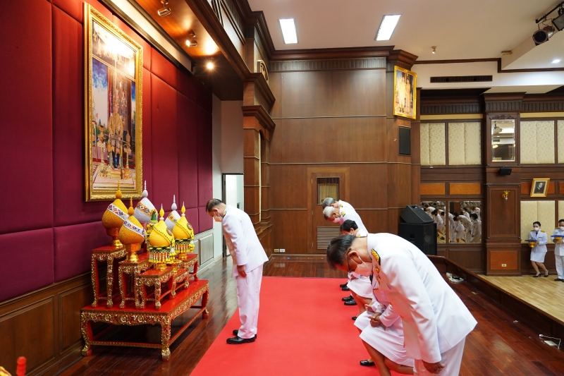  พิธีถวายสัตย์ปฏิญาณเพื่อเป็นข้าราชการที่ดีและพลังของแผ่นดิน ประจำปี 2565 ณ สำนักงานการตรวจเงินแผ่นดิน