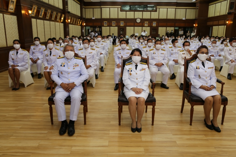 พิธีรับพระราชทานเครื่องราชอิสริยาภรณ์ชั้นสายสะพาย ประจำปี 2563