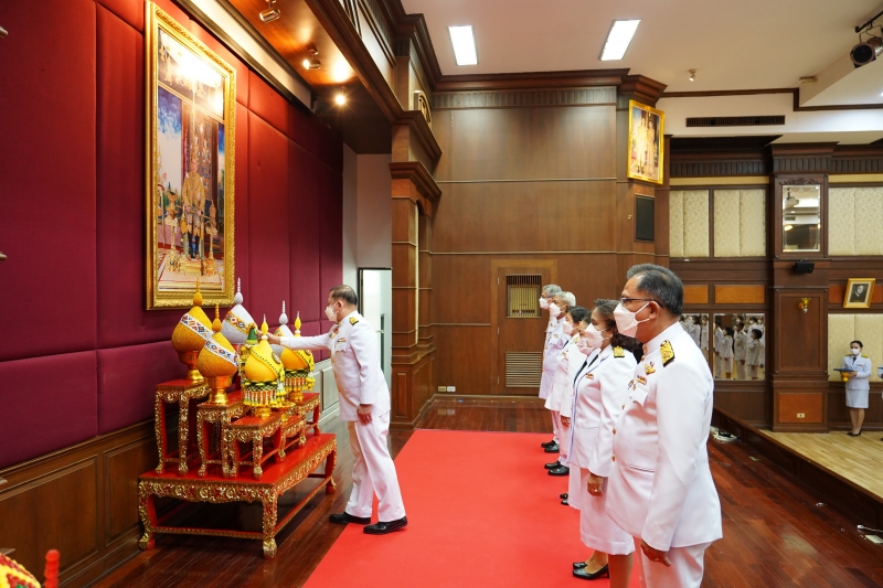  พิธีถวายสัตย์ปฏิญาณเพื่อเป็นข้าราชการที่ดีและพลังของแผ่นดิน ประจำปี 2565 ณ สำนักงานการตรวจเงินแผ่นดิน