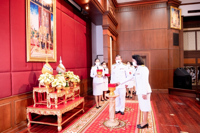 พิธีรับพระราชทานเครื่องราชอิสริยาภรณ์ชั้นสายสะพาย ประจำปี 2563