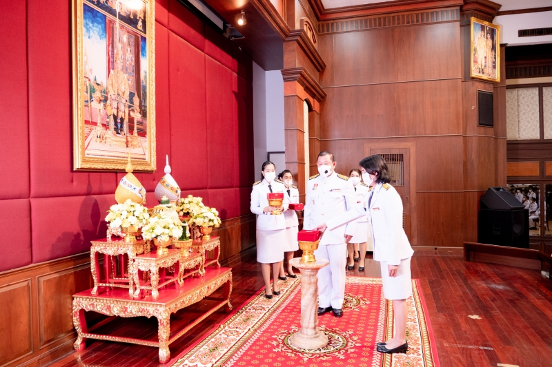 พิธีรับพระราชทานเครื่องราชอิสริยาภรณ์ชั้นสายสะพาย ประจำปี 2563