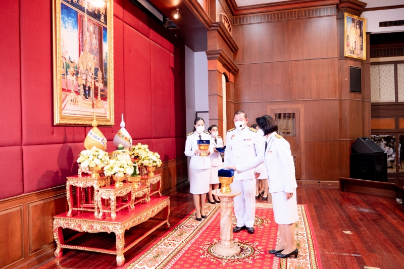 พิธีรับพระราชทานเครื่องราชอิสริยาภรณ์ชั้นสายสะพาย ประจำปี 2563