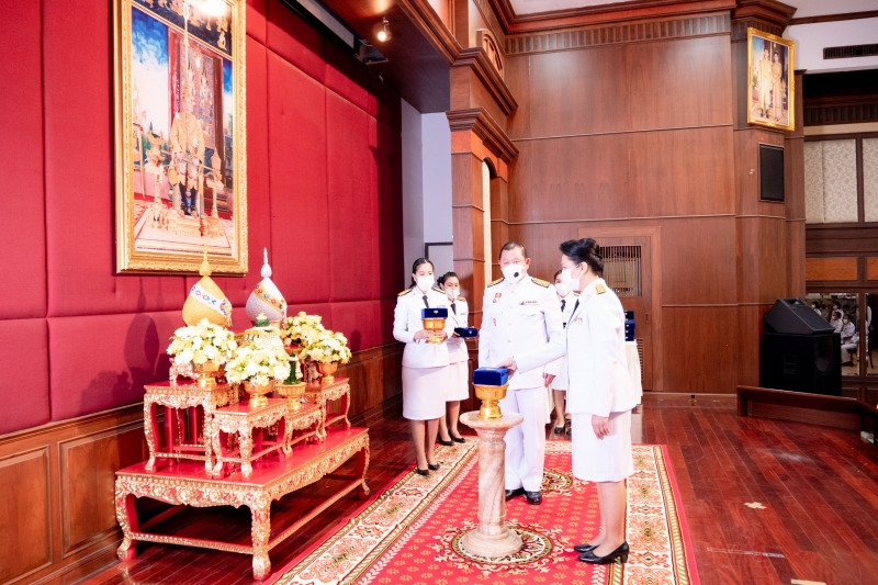 พิธีรับพระราชทานเครื่องราชอิสริยาภรณ์ชั้นสายสะพาย ประจำปี 2563