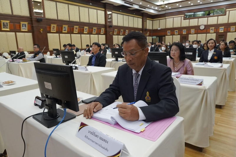 พิธีทำบุญตักบาตรข้าวสารอาหารแห้ง เดือนมีนาคม 2562