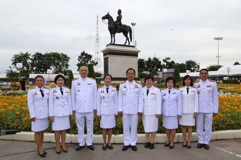 เจริญพระพุทธมนต์ในพิธีบำเพ็ญพระราชกุศล 12 สิงหาคม 2561
