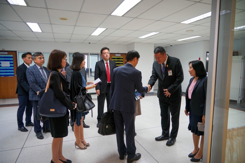 คณะผู้แทนจากสถาบันฝึกอบรมด้านการตรวจสอบและสืบสวนของ สตง. เกาหลี เข้าเยี่ยมคารวะ ปตง. ผตง. และคณะผู้บริหาร สตง.