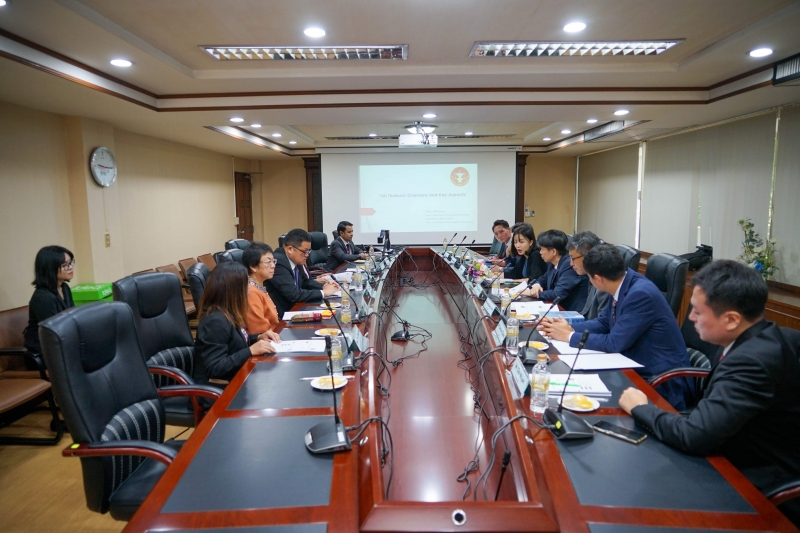 คณะผู้แทนจากสถาบันฝึกอบรมด้านการตรวจสอบและสืบสวนของ สตง. เกาหลี เข้าเยี่ยมคารวะ ปตง. ผตง. และคณะผู้บริหาร สตง.