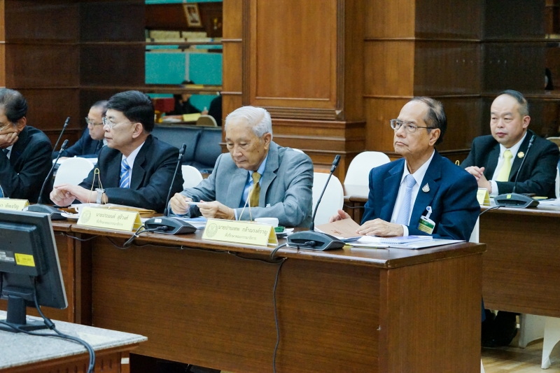 การประชุมหารือร่วมระหว่างคณะกรรมาธิการกิจการองค์กรอิสระตามรัฐธรรมนูญ วุฒิสภา และคณะกรรมการตรวจเงินแผ่นดิน ผู้ว่าการตรวจเงินแผ่น