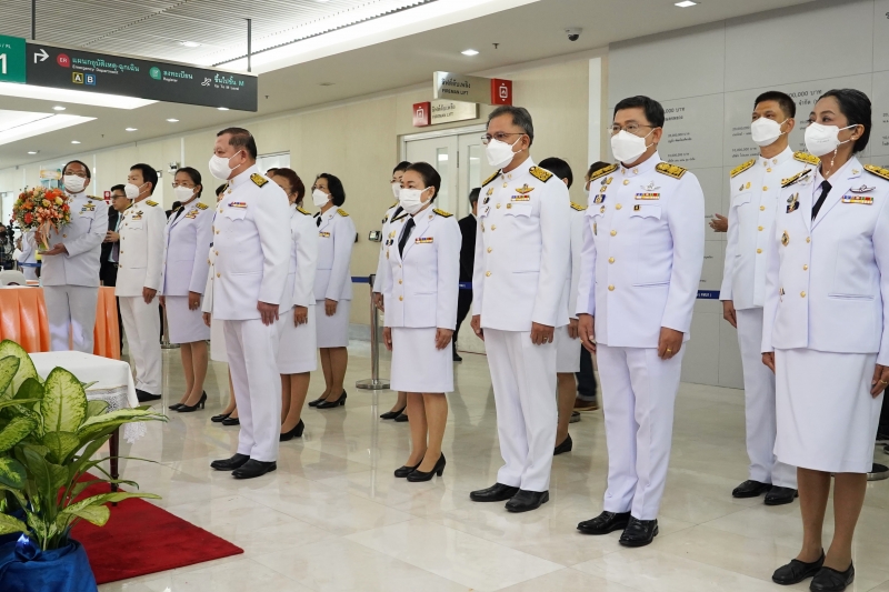 สำนักงานการตรวจเงินแผ่นดินถวายแจกันดอกไม้และลงนามถวายพระพรสมเด็จพระเจ้าลูกเธอ เจ้าฟ้าพัชรกิติยาภา