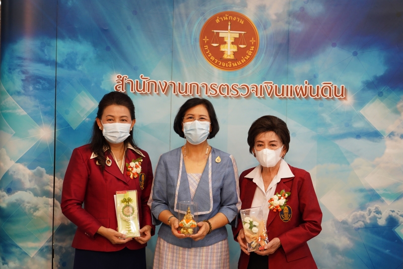 สำนักงานการตรวจเงินแผ่นดินร่วมสนับสนุนผลิตภัณฑ์ดอกมะลิของสมาคมสภาสังคมสงเคราะห์แห่งประเทศไทยฯ ณ สำนักงานการตรวจเงินแผ่นดิน