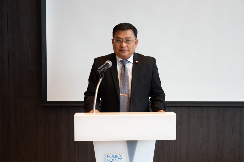 นายมณเฑียร เจริญผล ผู้ว่าการตรวจเงินแผ่นดิน ให้เกียรติเป็นประธานกล่าวเปิดการประชุม