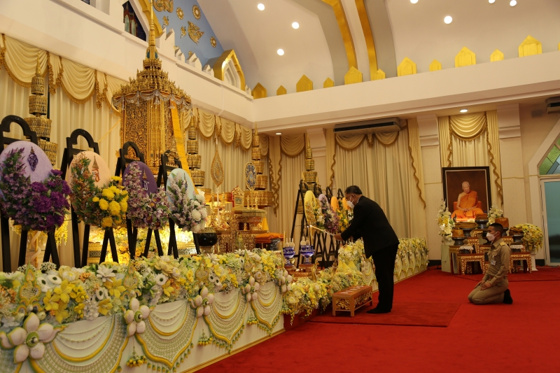 สำนักงานการตรวจเงินแผ่นดินเป็นเจ้าภาพพิธีบำเพ็ญกุศลสวดพระอภิธรรมศพ เจ้าประคุณสมเด็จพระญาณวชิโรดม (หลวงพ่อวิริยังค์ สิรินฺธโร)