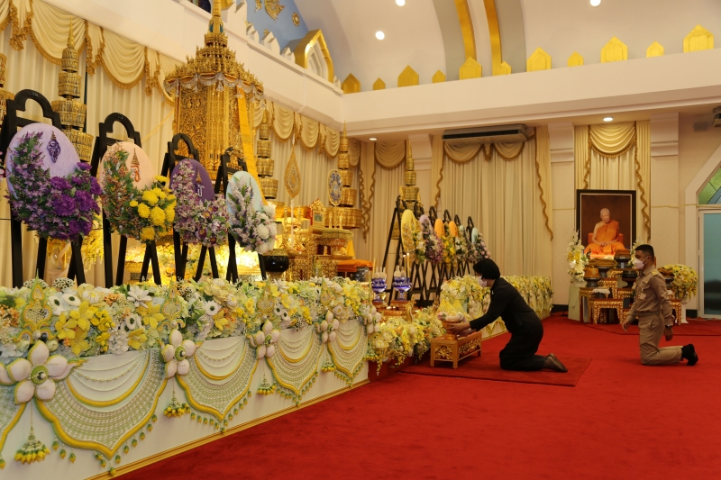 สำนักงานการตรวจเงินแผ่นดินเป็นเจ้าภาพพิธีบำเพ็ญกุศลสวดพระอภิธรรมศพ เจ้าประคุณสมเด็จพระญาณวชิโรดม (หลวงพ่อวิริยังค์ สิรินฺธโร)