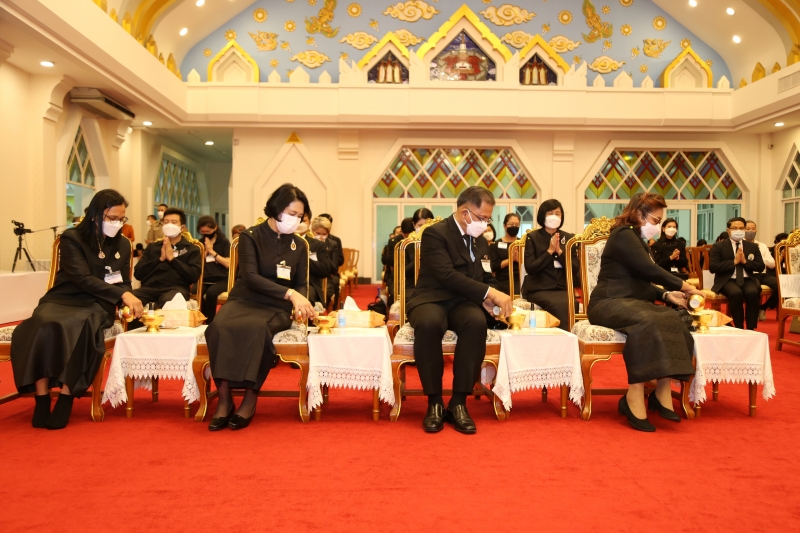 สำนักงานการตรวจเงินแผ่นดินเป็นเจ้าภาพพิธีบำเพ็ญกุศลสวดพระอภิธรรมศพ เจ้าประคุณสมเด็จพระญาณวชิโรดม (หลวงพ่อวิริยังค์ สิรินฺธโร)