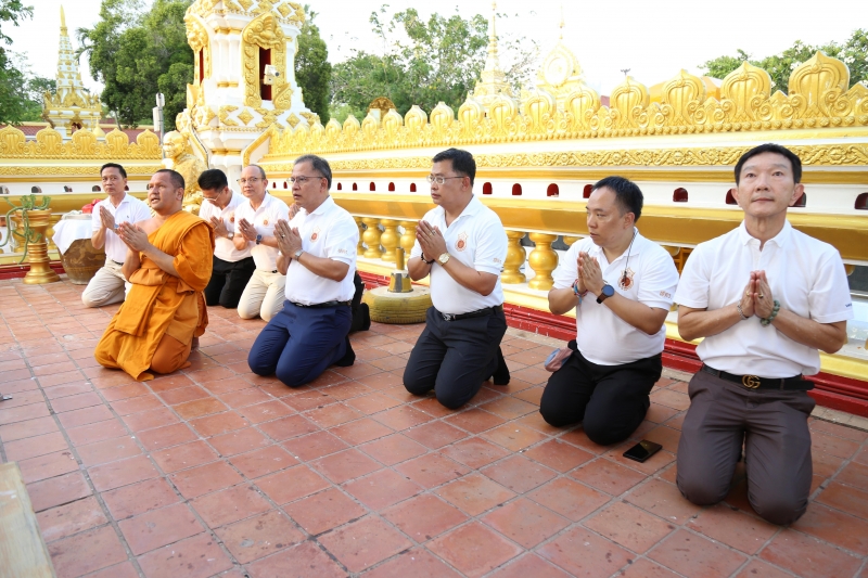 พิธีอธิษฐานจิตมวลสาร แผ่นจาร และแผ่นดวงชะตา 