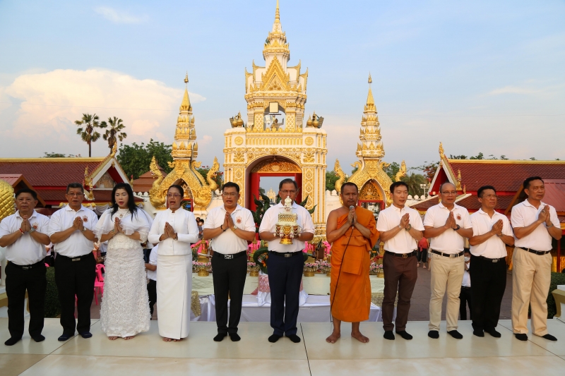 พิธีอธิษฐานจิตมวลสาร แผ่นจาร และแผ่นดวงชะตา 