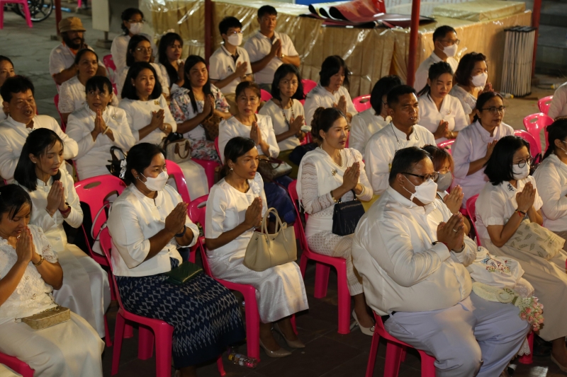 พิธีอธิษฐานจิตมวลสาร แผ่นจาร และแผ่นดวงชะตา 