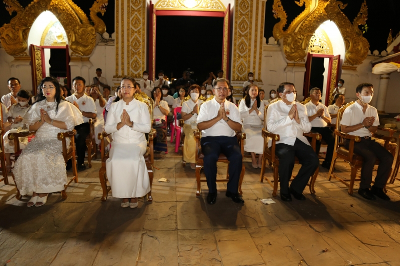 พิธีอธิษฐานจิตมวลสาร แผ่นจาร และแผ่นดวงชะตา 