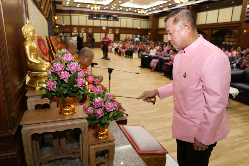 พิธีบำเพ็ญกุศลอุทิศแด่บรรพชนคนตรวจเงินแผ่นดิน และพิธีเจริญพระพุทธมนต์เพื่อความเป็นสิริมงคลแด่สถาบันการตรวจเงินแผ่นดิน 