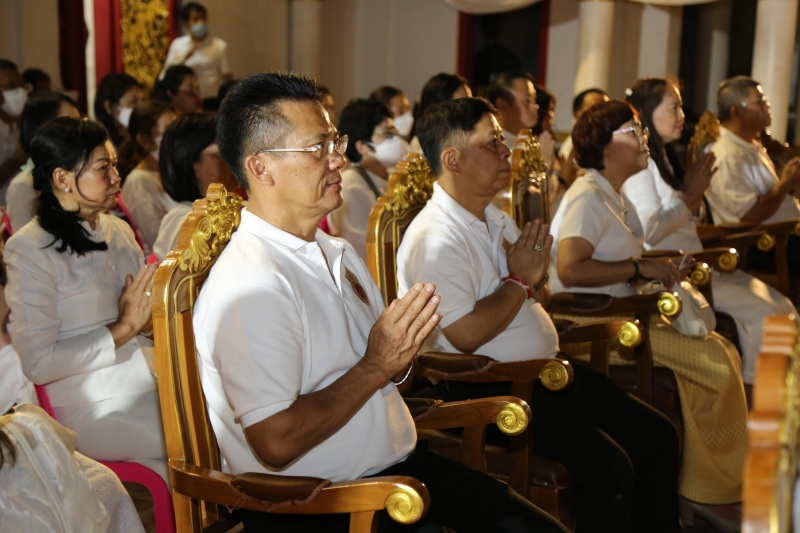 พิธีอธิษฐานจิตมวลสาร แผ่นจาร และแผ่นดวงชะตา 