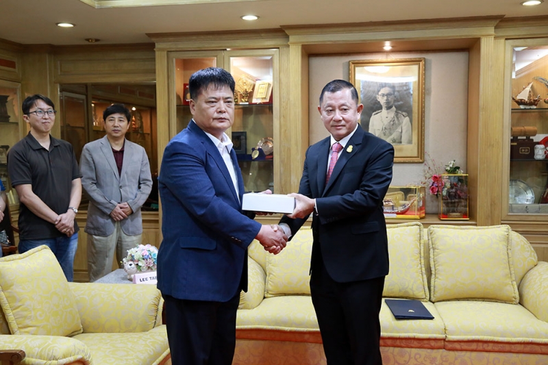 The delegation of the Audit and Inspection Division of Daegu Metropolitan City paid a courtesy call on  General Chanathap Indamr