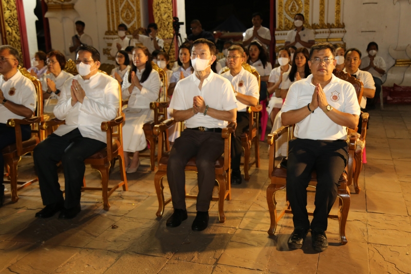 พิธีอธิษฐานจิตมวลสาร แผ่นจาร และแผ่นดวงชะตา 