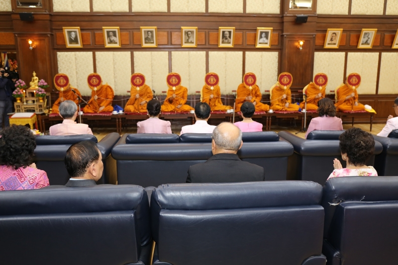 พิธีบำเพ็ญกุศลอุทิศแด่บรรพชนคนตรวจเงินแผ่นดิน และพิธีเจริญพระพุทธมนต์เพื่อความเป็นสิริมงคลแด่สถาบันการตรวจเงินแผ่นดิน 
