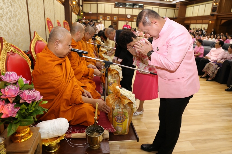 พิธีบำเพ็ญกุศลอุทิศแด่บรรพชนคนตรวจเงินแผ่นดิน และพิธีเจริญพระพุทธมนต์เพื่อความเป็นสิริมงคลแด่สถาบันการตรวจเงินแผ่นดิน 