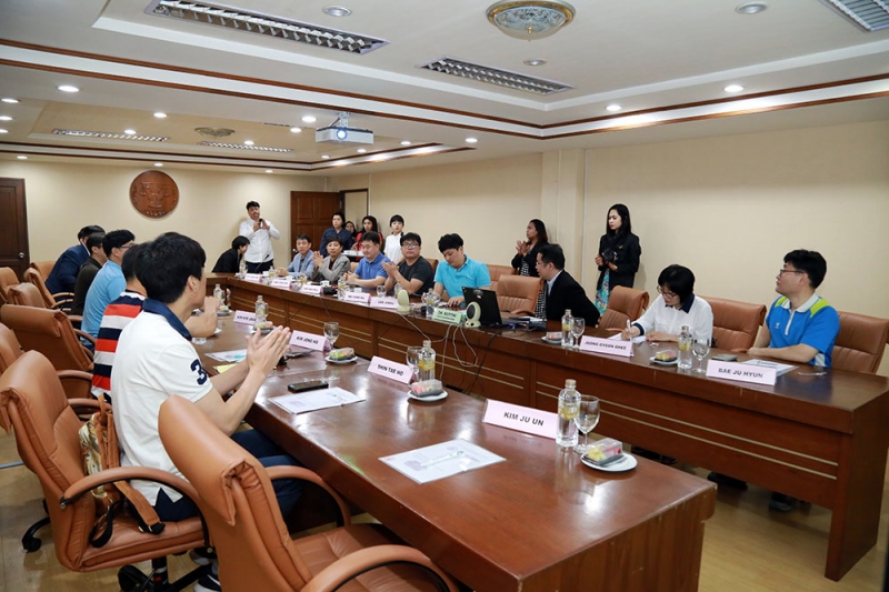 ประธานกรรมการตรวจเงินแผ่นดิน ให้การต้อนรับคณะผู้แทน จาก สตง.จังหวัดแทกู สาธารณรัฐเกาหลี
