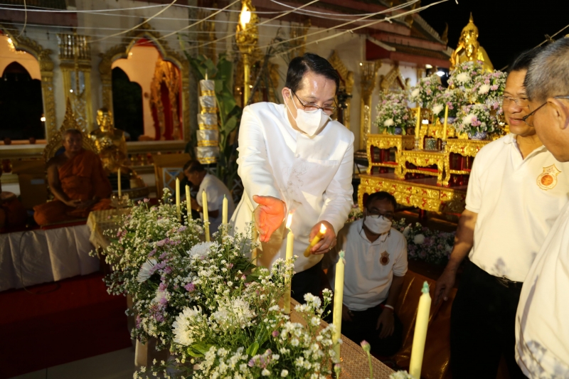 พิธีอธิษฐานจิตมวลสาร แผ่นจาร และแผ่นดวงชะตา 