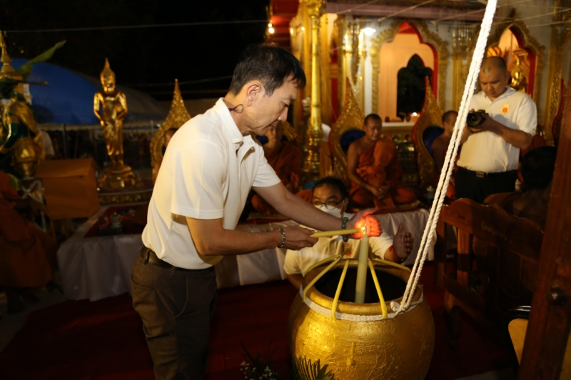 พิธีอธิษฐานจิตมวลสาร แผ่นจาร และแผ่นดวงชะตา 
