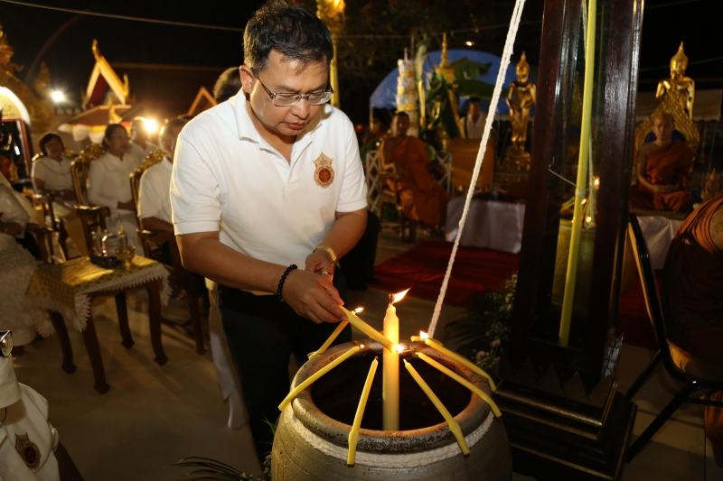 พิธีอธิษฐานจิตมวลสาร แผ่นจาร และแผ่นดวงชะตา 