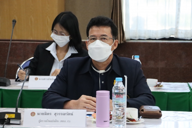 การลงพื้นที่เพื่อประเมินแนะนำและเสริมสร้างความรู้ความเข้าใจเกี่ยวกับวินัยการเงินการคลังของรัฐ 