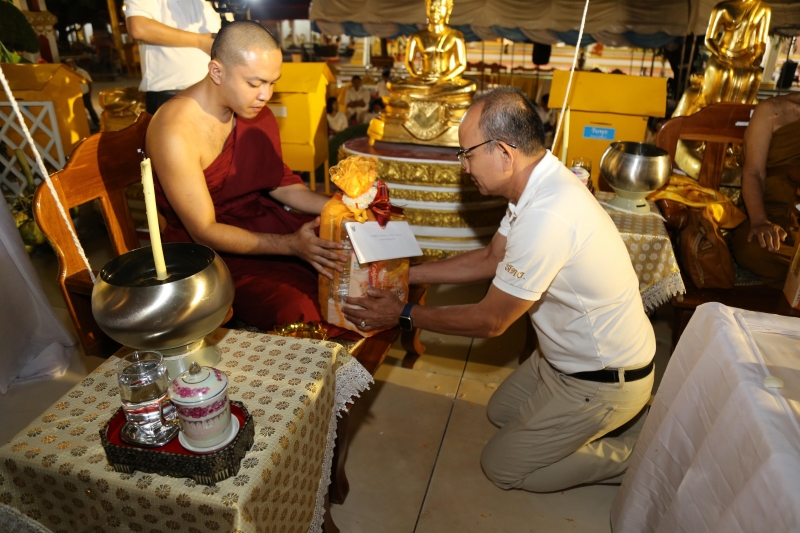 พิธีอธิษฐานจิตมวลสาร แผ่นจาร และแผ่นดวงชะตา 