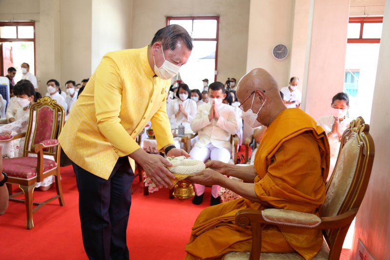 พิธีอธิษฐานจิตมวลสาร แผ่นจาร และแผ่นดวงชะตา 