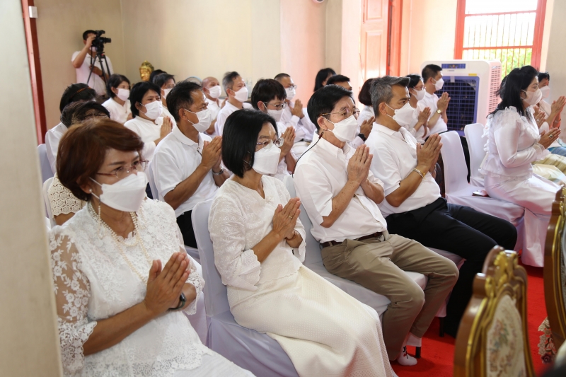 พิธีอธิษฐานจิตมวลสาร แผ่นจาร และแผ่นดวงชะตา 