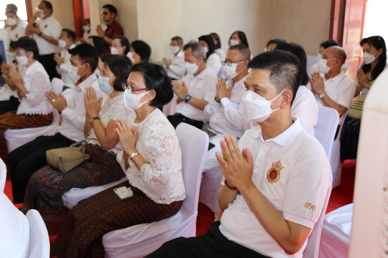 พิธีอธิษฐานจิตมวลสาร แผ่นจาร และแผ่นดวงชะตา 