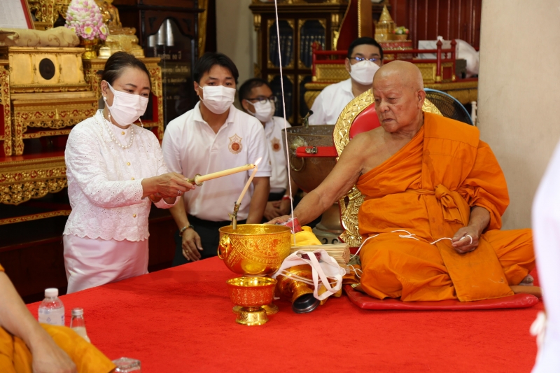 พิธีอธิษฐานจิตมวลสาร แผ่นจาร และแผ่นดวงชะตา 