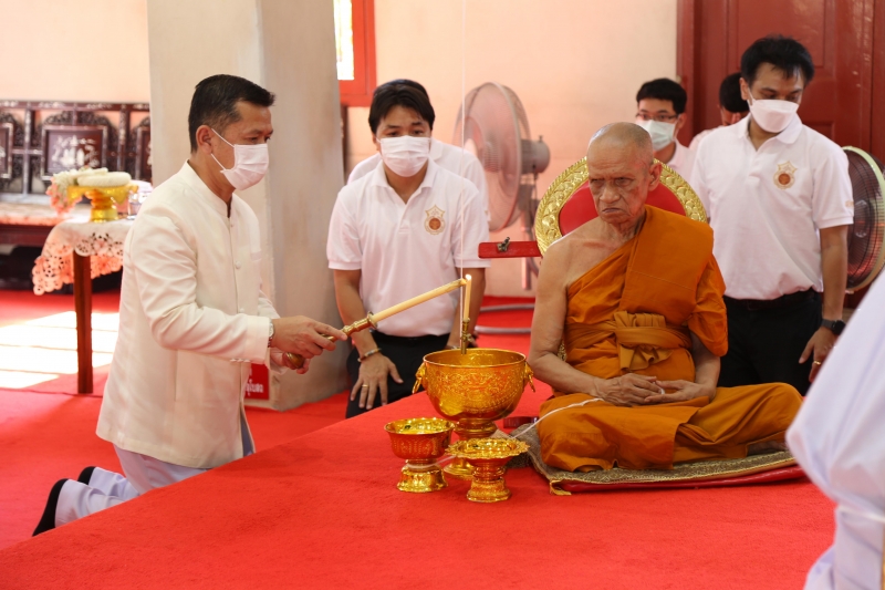 พิธีอธิษฐานจิตมวลสาร แผ่นจาร และแผ่นดวงชะตา 