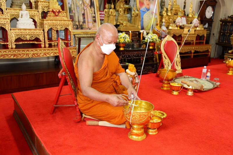 พิธีอธิษฐานจิตมวลสาร แผ่นจาร และแผ่นดวงชะตา 