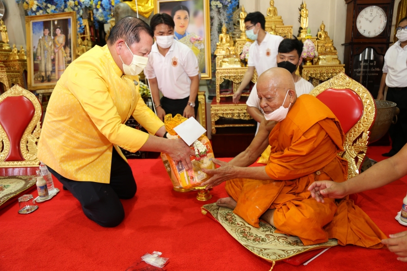พิธีอธิษฐานจิตมวลสาร แผ่นจาร และแผ่นดวงชะตา 