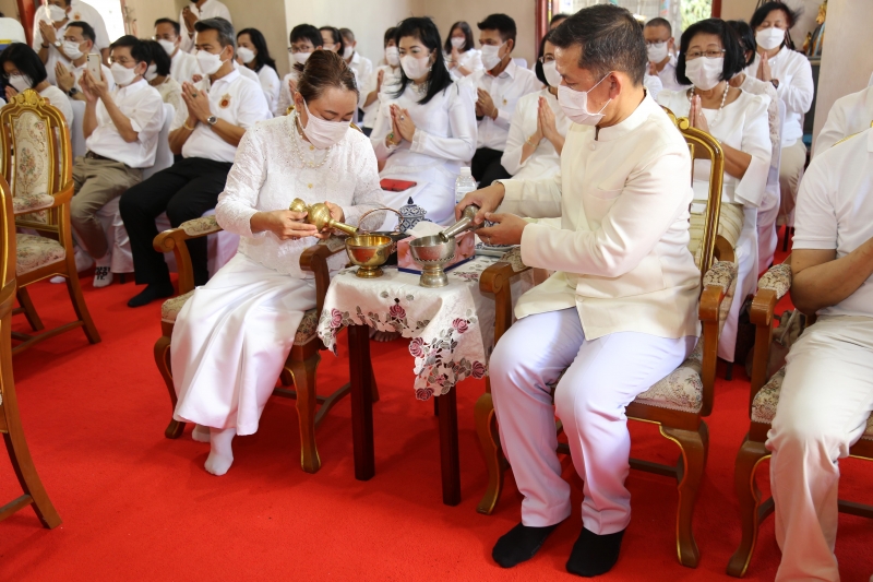 พิธีอธิษฐานจิตมวลสาร แผ่นจาร และแผ่นดวงชะตา 