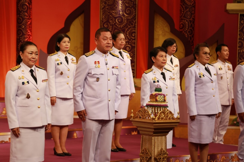 ร่วมบันทึกเทปถวายพระพร สมเด็จพระนางเจ้าฯ พระบรมราชินี สถานีโทรทัศน์โมเดิร์นไนน์ทีวี 