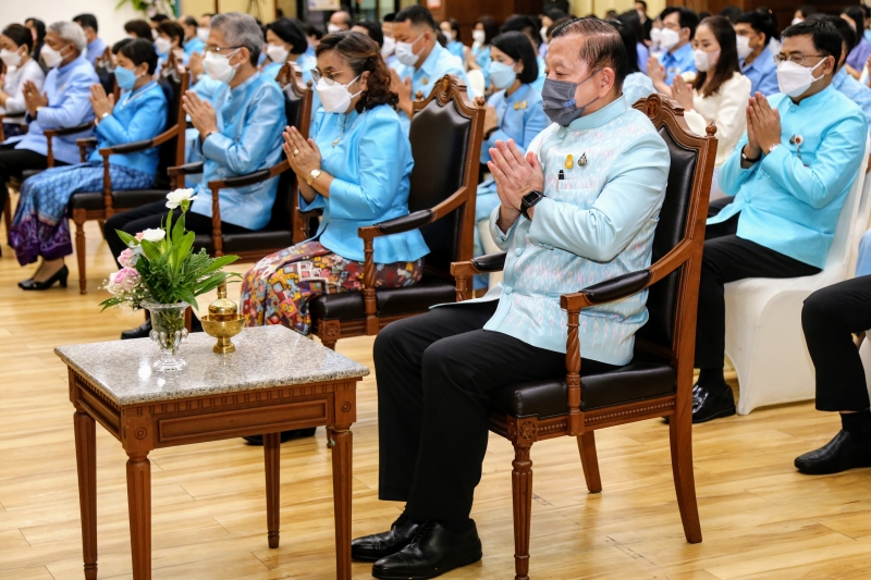 สำนักงานการตรวจเงินแผ่นดิน จัดกิจกรรมเนื่องในโอกาสวันคล้ายวันสถาปนาสำนักงานการตรวจเงินแผ่นดิน ครบรอบ 107 ปี ณ สำนักงานการตรวจเงิ