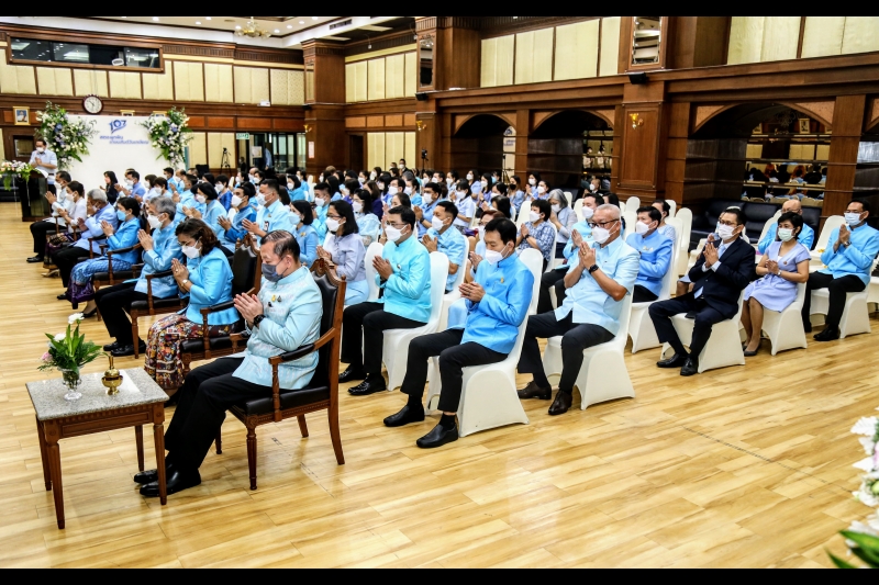 สำนักงานการตรวจเงินแผ่นดิน จัดกิจกรรมเนื่องในโอกาสวันคล้ายวันสถาปนาสำนักงานการตรวจเงินแผ่นดิน ครบรอบ 107 ปี ณ สำนักงานการตรวจเงิ