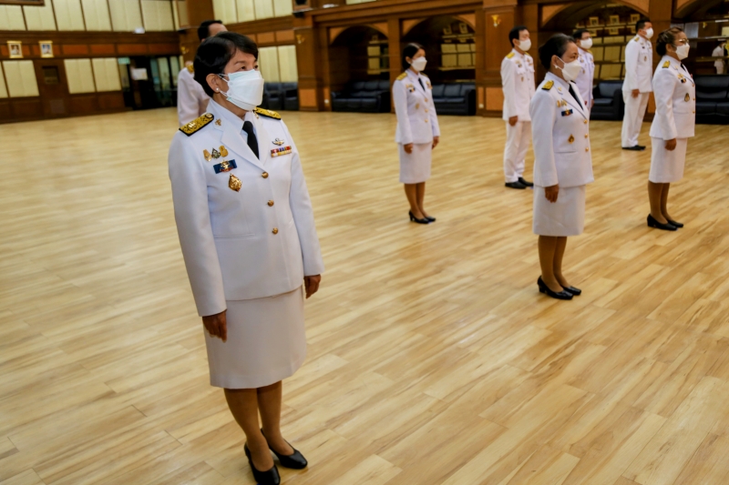 พิธีวางพวงมาลาเนื่องในวันคล้ายวันสวรรคตพระบาทสมเด็จพระบรมชนกาธิเบศร มหาภูมิพลอดุลยเดชมหาราช บรมนาถบพิตร 13 ตุลาคม 2564