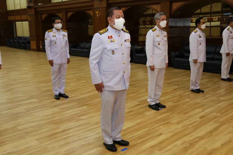 พิธีวางพวงมาลาเนื่องในวันคล้ายวันสวรรคตพระบาทสมเด็จพระบรมชนกาธิเบศร มหาภูมิพลอดุลยเดชมหาราช บรมนาถบพิตร 13 ตุลาคม 2564