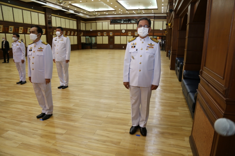 พิธีวางพวงมาลาเนื่องในวันคล้ายวันสวรรคตพระบาทสมเด็จพระบรมชนกาธิเบศร มหาภูมิพลอดุลยเดชมหาราช บรมนาถบพิตร 13 ตุลาคม 2564