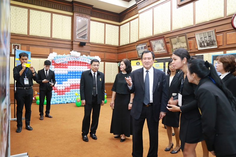 พิธีโครงการสัมมนา เรื่อง มองคอร์รัปชั่นไทยผ่านดัชนีชี้วัดความโปร่งใสของประเทศ